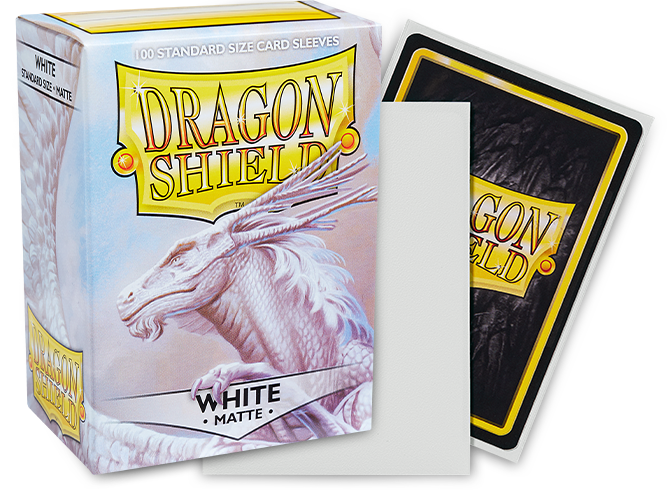 Dragon Shield Sleeves Matte White (100)