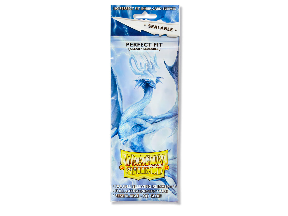 Dragon Shield Standard Perfect Fit Sealable Sleeves (100) - Clear