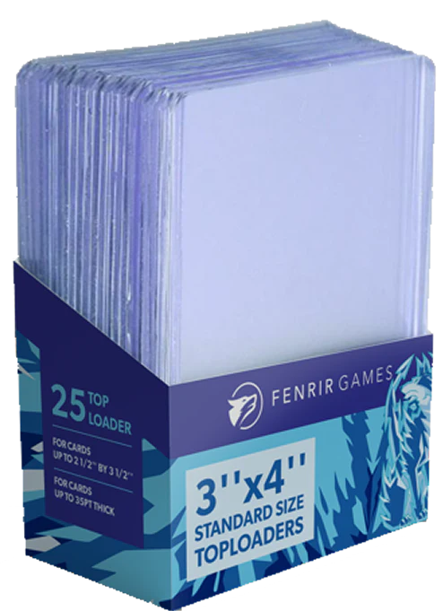 Fenrir Games Standard Size (3'' by 4'') Toploaders (25 count)