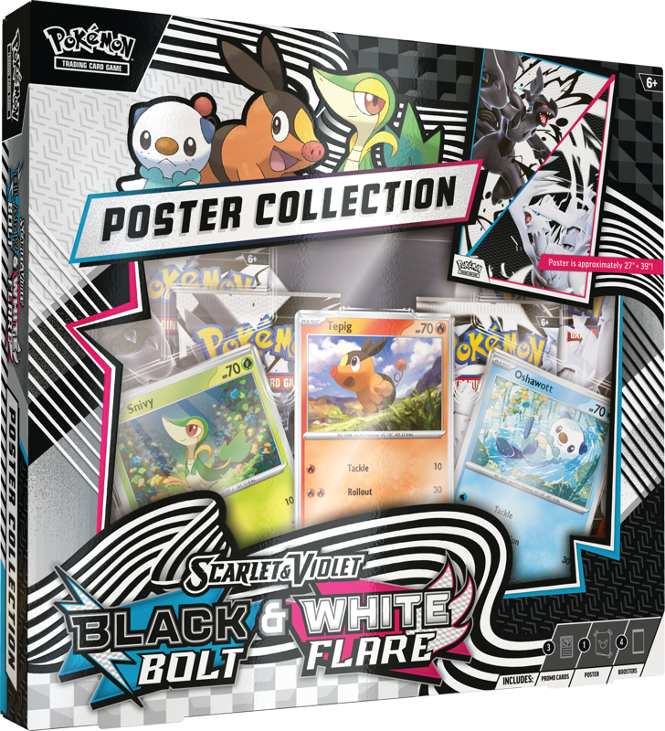 TCG: Scarlet & Violet 10.5 - Black Bolt & White Flare Unova Poster Collection