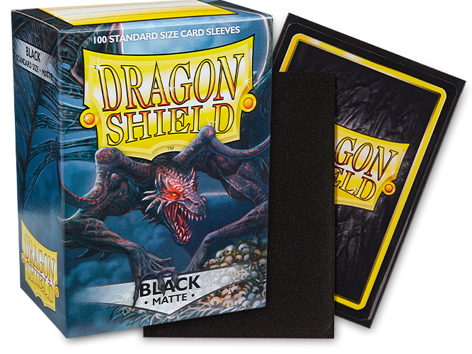 Dragon Shield Sleeves Matte Black (100)