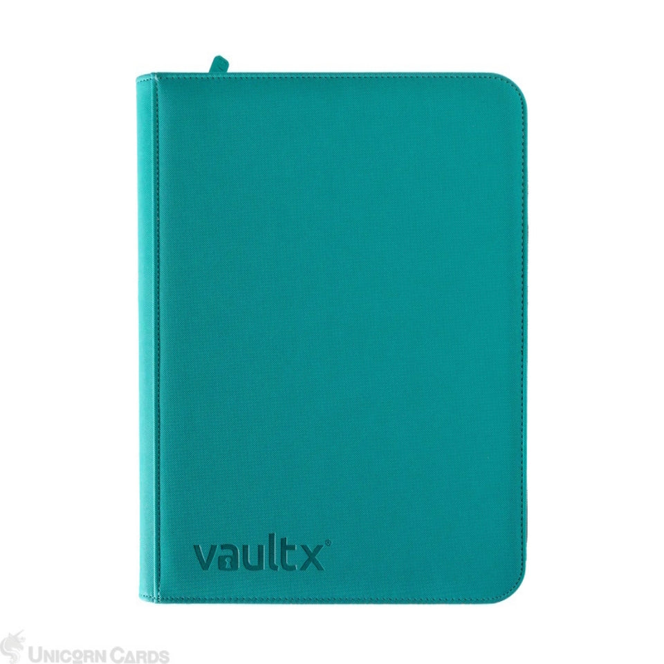 9-Pocket Exo-Tec® Zip Binder Ocean Blue