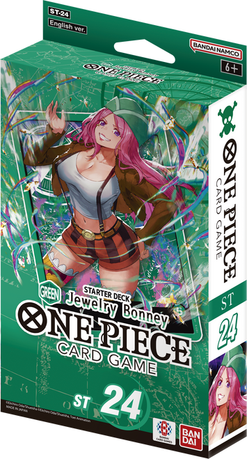 One Piece Card Game: Starter Deck - Green Jewelry Bonney (ST-24)