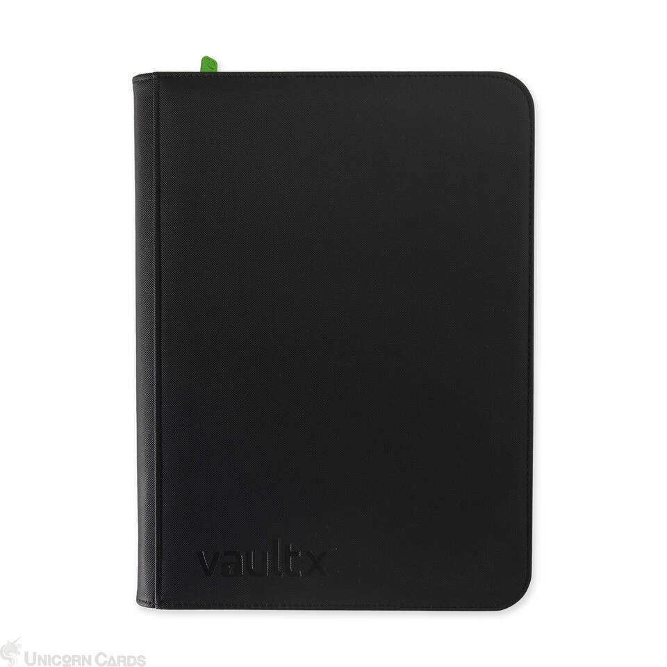 9-Pocket Exo-Tec® Zip Binder Signature Black