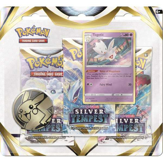 Pokémon TCG: Sword & Shield 12 Silver Tempest 3-Pack Booster Displa