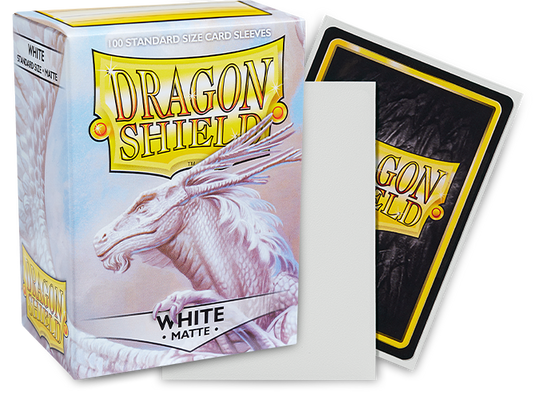 Dragon Shield Sleeves Matte White (100)
