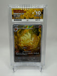 Ace 10 Gem Mint (Ace Label) Ninetales #110 Pokemon Japanese Ruler of the Black Flame, Graded