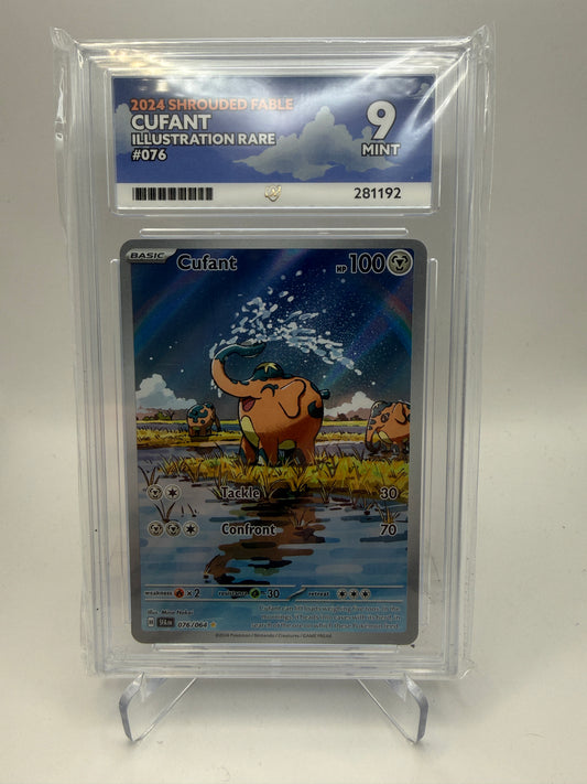 ACE 9 Mint - Cufant #076 Shrouded Fable - Graded Pokemon
