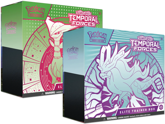 Pokémon TCG: Scarlet and Violet 5 - Temporal Forces - Elite Trainer Box: Walking Wake and Iron Leaves