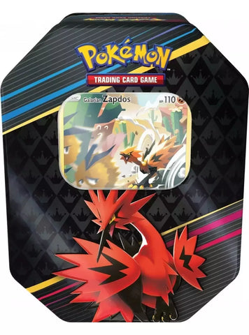 Pokémon TCG: Sword & Shield 12.5- Galarian Zapdos Special Art Tin (Solids) #2 (Zapdos)