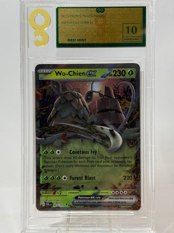 Only Graded 10 Gem Mint - Wo-Chien EX Paldea Evolved #027