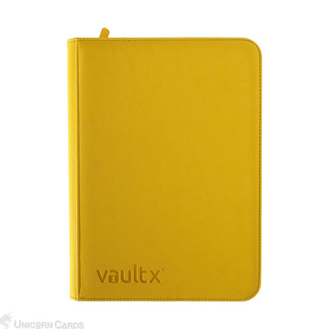9-Pocket Exo-Tec® Zip Binder Yellow