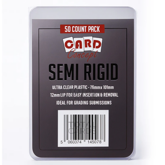 Card Concept - Semi-Rigid Card Holders (50 Pack)