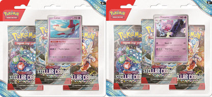 Stellar Crown 3 Pack Blister(Triple Pack) : Pokémon TCG: Scarlet & Violet