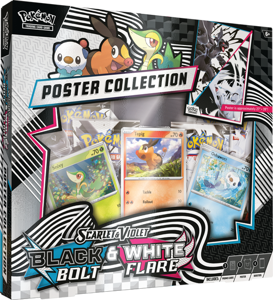 TCG: Scarlet & Violet 10.5 - Black Bolt & White Flare Unova Poster Collection