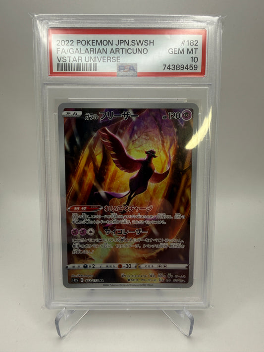 PSA 10 Gem Mint - Galarian Articuno #182 Vstar Universe Japanese - Pokemon Graded