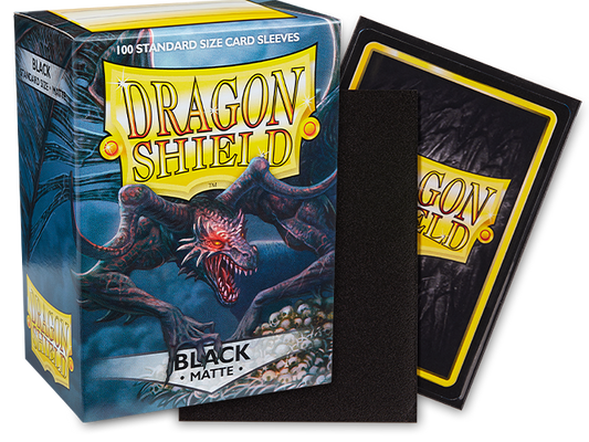 Dragon Shield Sleeves Matte Black (100)