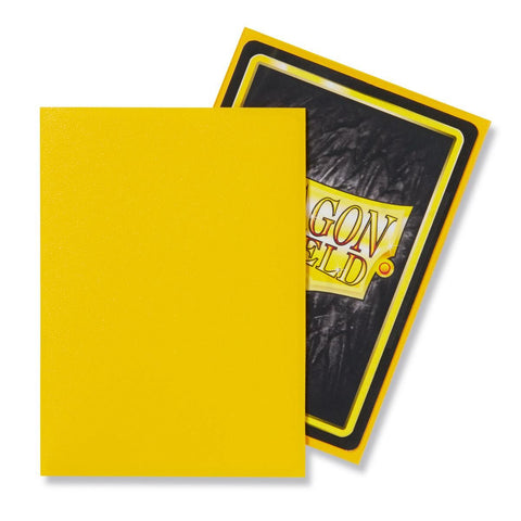 Dragon Shield Sleeves Matte Yellow (100)
