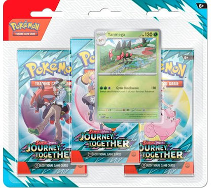 Pokemon TCG: Scarlet & Violet 9 – Journey Together - 3-Pack Blister
