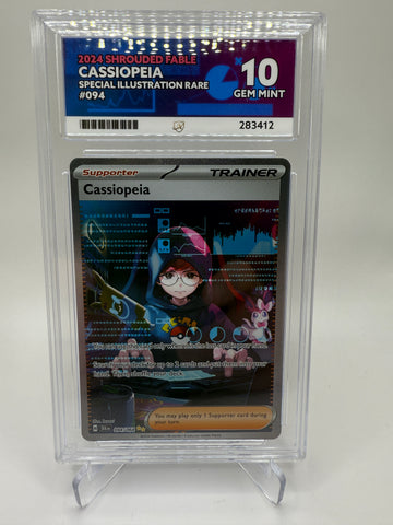 Ace 10 Gem Mint (Ace Label) Cassiopeia #94 Special Illustration Rare Shrouded Fable, Graded