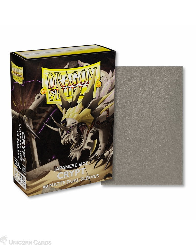 DRAGON SHIELD DUAL MATTE CRYPT : JAPANESE SIZE SLEEVES (60)