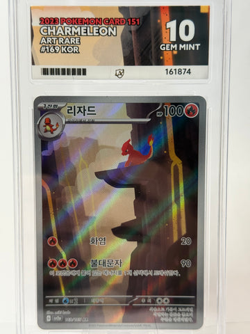 Ace 10 Gem Mint - Charmeleon Art Rare #169 Korean