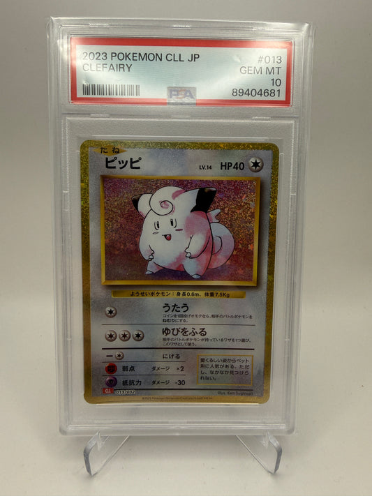 PSA 10 Gem Mint - Clefairy #013 Japanese Classic Charizard - Pokemon Graded