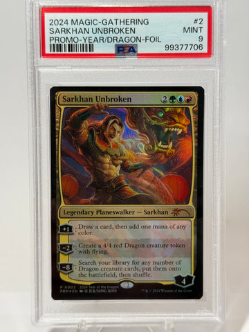 PSA 9 Mint - Sarkhan Unbroken Year of the Dragon Promo #2