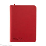9-Pocket Exo-Tec® Zip Binder Fire Red