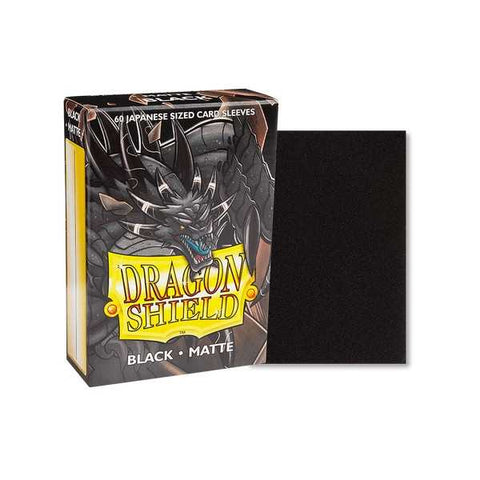 Dragon Shield : Japanese Size Sleeves : Black Matte