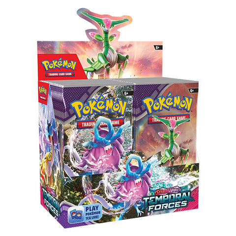 Pokémon TCG: Scarlet and Violet 5 - Temporal Forces - Booster Display (36 Packets)