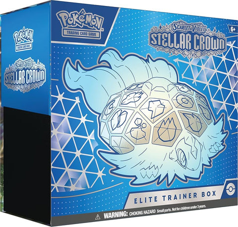 Pokemon TCG; Scarlet & Violet 6 - Stellar Crown - Elite Trainer Box