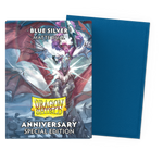 Dragon Shield - Dual Matte Standard Size Sleeves 100pk - Limited Edition Anniversary Special Cobalt & Silver