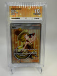 Ace 10 Gem Mint (Ace Label) Nita #180 Full Art Pokemon Team Up, Graded