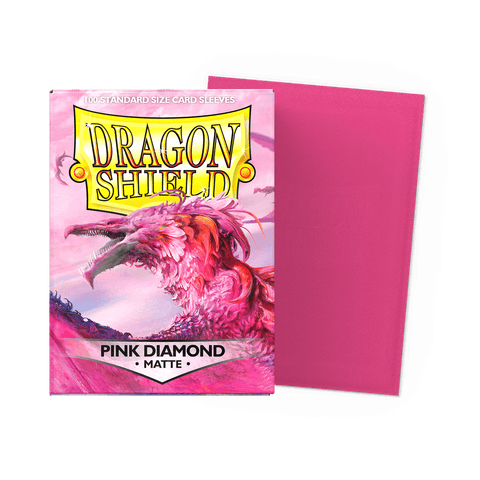 Dragon Shield : Standard Size Sleeves : Pink Diamond Matte