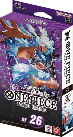 ***Preorder*** One Piece Card Game: Starter Deck - Purple/Black Monkey D. Luffy (ST-26)