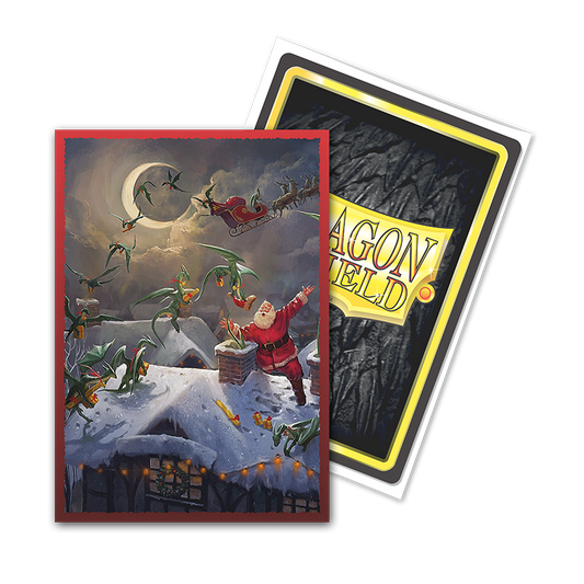 Dragon Shield Japanese Size Brushed Art Sleeves – Christmas 2023 (60)