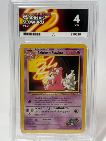 Ace 4 Very Good (Ace Label) - Sabrina’s Slowbro #60 Gym Heroes