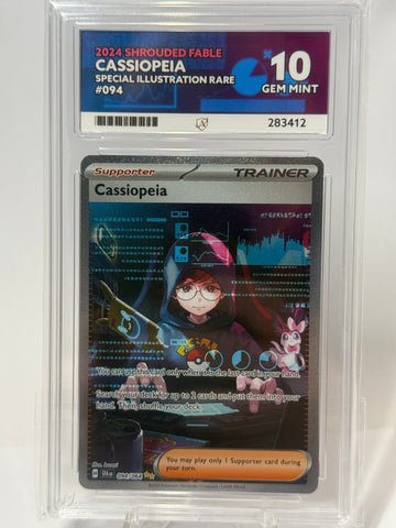 Ace 10 Gem Mint (Ace Label) - Cassiopeia Special Illustration Rare #094