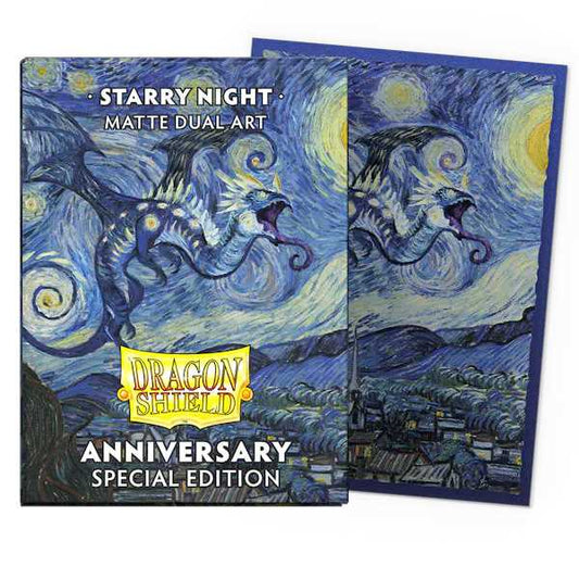 Starry Night Matte Dual Art - Dragon Shield Sleeves (100ct)