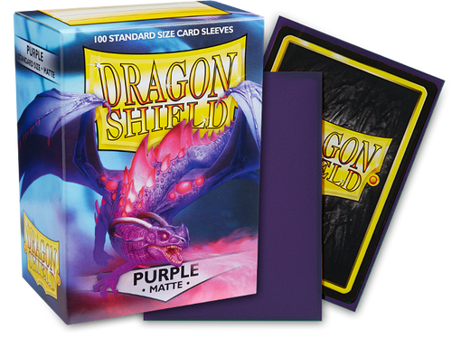 Dragon Shield Matte Standard Size Sleeves 100pk Purple