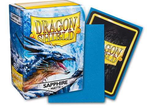 Dragon Shield Matte Standard Size Sleeves 100pk Sapphire