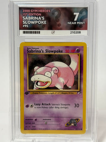 Ace 7 Near Mint (Ace Label) - Sabrina’s Slowpoke #95 Gym Heroes