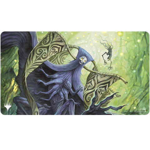 MTG Duskmourn Playmat featuring Overlord of the Hauntwoods