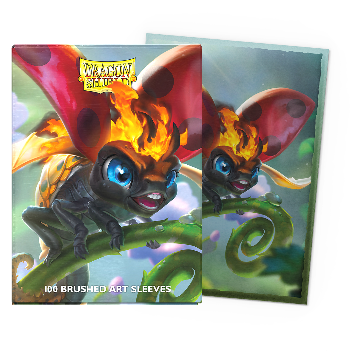 The Burnbug Brushed Art - Dragon Shield Sleeves (100ct)