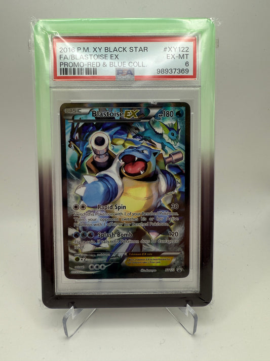 PSA 6 Excellent/Mint - Blastoise EX #XY122 Promo Red & Blue Collection - Pokemon Graded