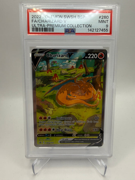 PSA 9 Mint - Charizard V #260 Ultra Premium Collection - Graded Pokemon