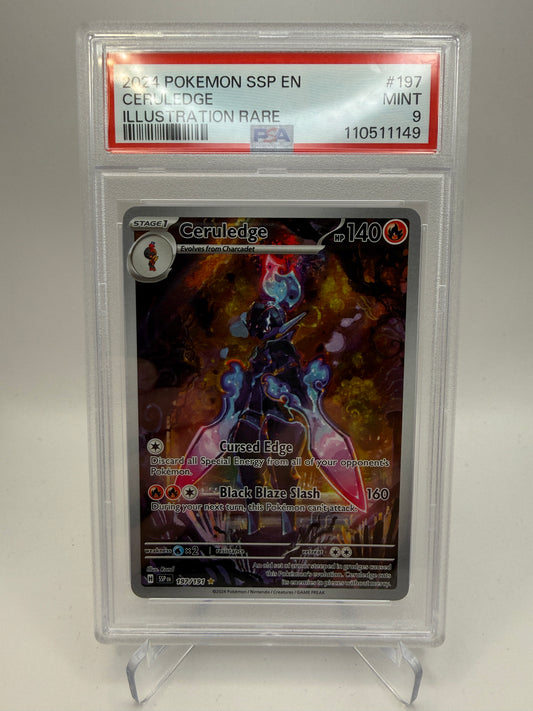 PSA 9 Mint - Ceruledge #197 Surging Sparks - Graded Pokemon
