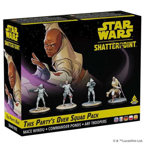 Star Wars Shatterpoint: This Party's Over (Mace Windu) Squad Pack