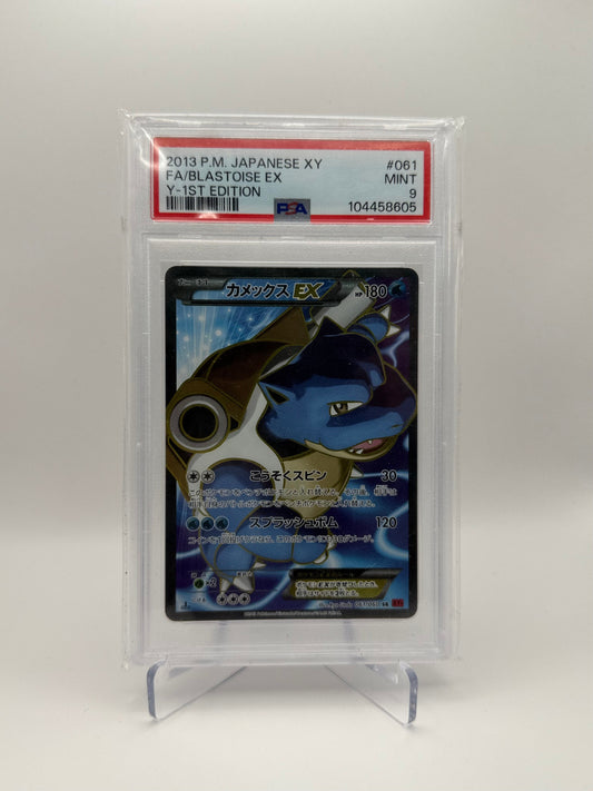 Blastoise EX #061 Japanese XY 1st Edition PSA 9 Mint